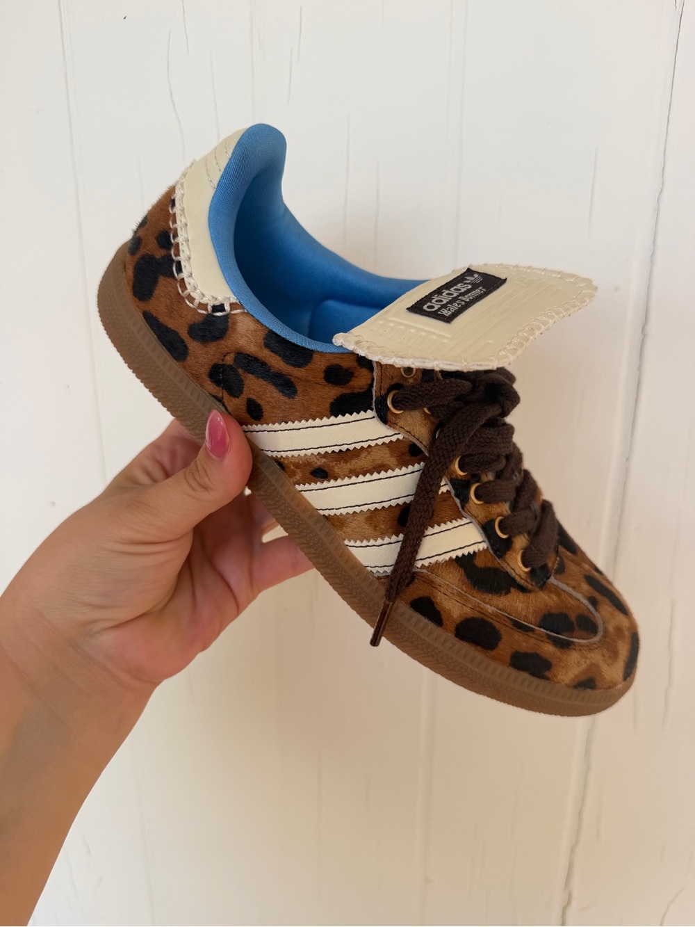 Wales Bonner x Adidas Samba Pony Leo - Picture 7 of 9